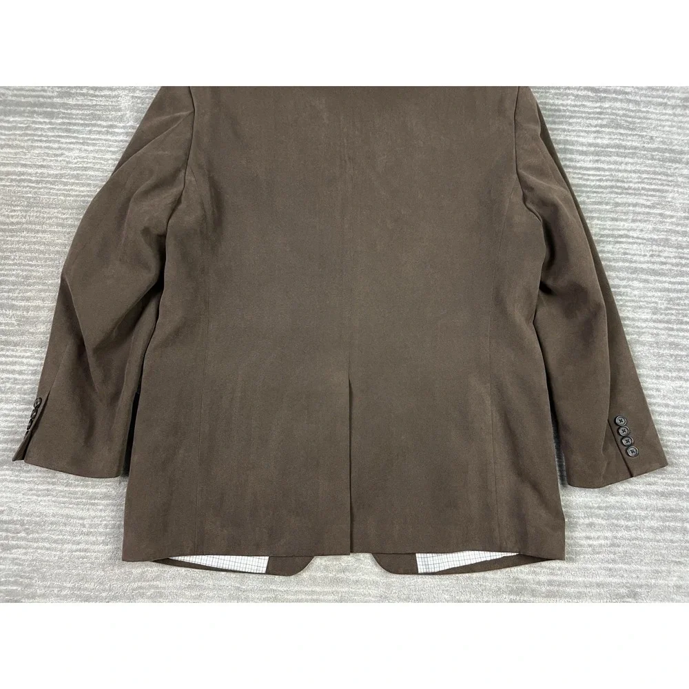 Lauren Ralph Lauren Blazer Womens 44R Brown Polyester 2 Button Front‎